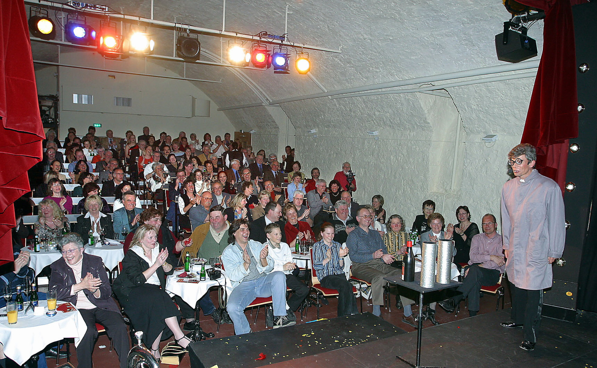 ChaPeau® auf Bühne mit Publikum